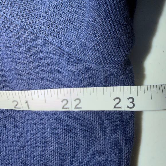 Polo Ralph Lauren Hoodie Mens XL Navy Blue Large White Pony Long Sleeve Polo - Picture 7 of 8